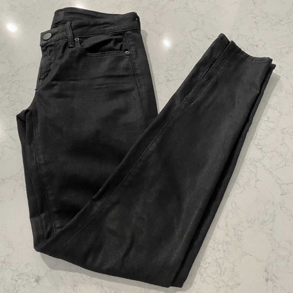 Vince Dylan Skinny Zip Leg Skinny Black Jeans